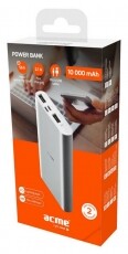 Acme PB15S Powerbank 10000mAh - ezüst Mobil / Kommunikáció / Smart - Powerbank / Külső akkumulátor és töltő - 335839