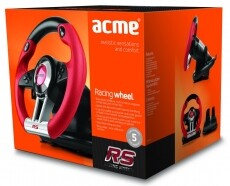 Acme RS verseny rezgő vezetékes kormány Iroda és számítástechnika - Számítógép tartozék - PC kontroller - 323694