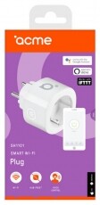 Acme SH1101 Smart Wi-Fi aljzat - fehér Háztartás / Otthon / Kültér - Okos otthon - Okos konnektor - 367353
