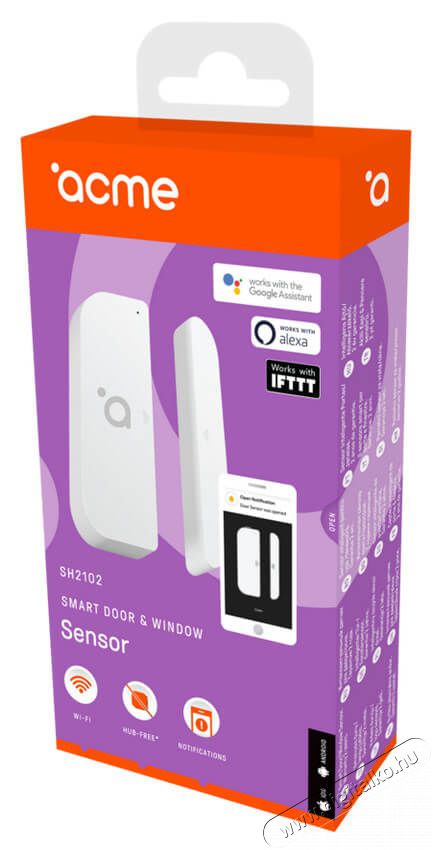 Acme SH2102 Smart ajtó és ablak nyitásérzékelő Háztartás / Otthon / Kültér - Biztonságtechnika - Nyitásérzékelő - 367366
