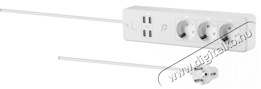 Acme SH3103 Smart Wifi 3m 4db USB 3-as elosztó Háztartás / Otthon / Kültér - Világítás / elektromosság - Hálózati elosztó / hosszabbító / adapter - 367348