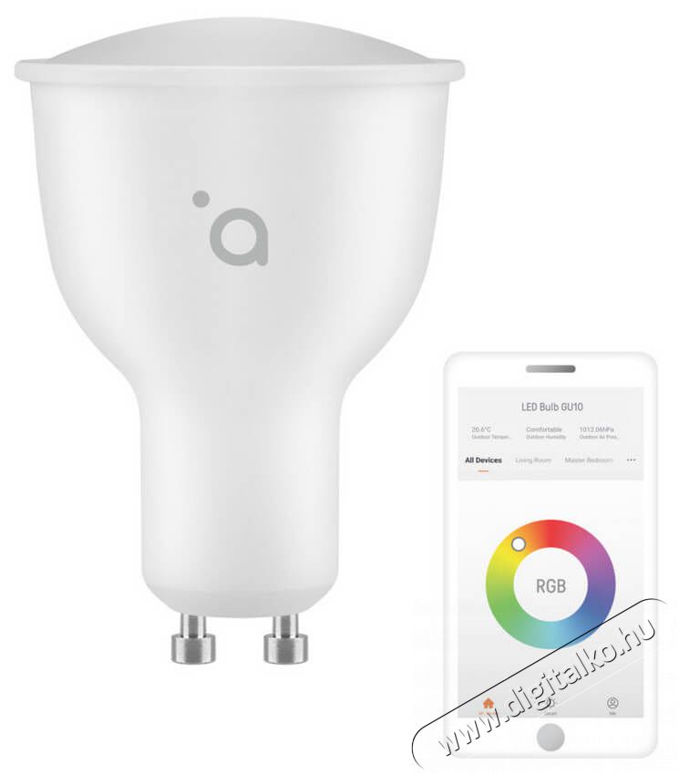 Acme SH4309 Smart 4.5W GU10 300lm RGBW LED spot izzó Egyéb - Nem forgalmazzuk ! - 367347