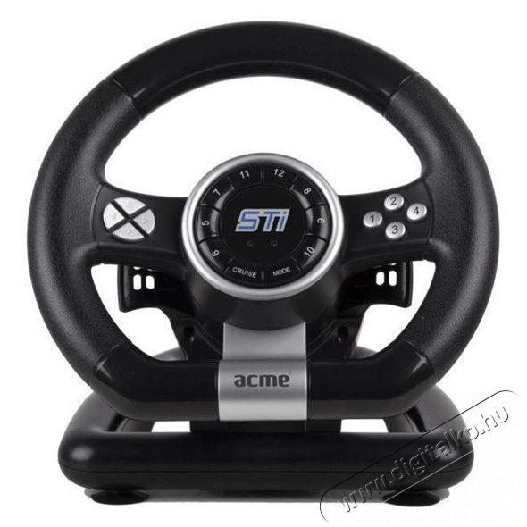 Acme STI RACING WHEEL USB KORMÁNY PC Mobil / Kommunikáció / Smart - Tablet / E-book kiegészítő, tok - Játék vezérlő - 330977
