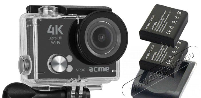 Acme VR06 Ultra HD 4k sport és akciókamera Fényképezőgép / kamera - Sport kamera - 1080p Full HD felbontású - 323464