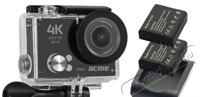 Acme VR06 Ultra HD 4k sport és akciókamera Fényképezőgép / kamera - Sport kamera - 1080p Full HD felbontású - 323464