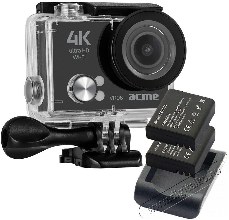 Acme VR06 Ultra HD 4k sport és akciókamera Fényképezőgép / kamera - Sport kamera - 1080p Full HD felbontású - 323464