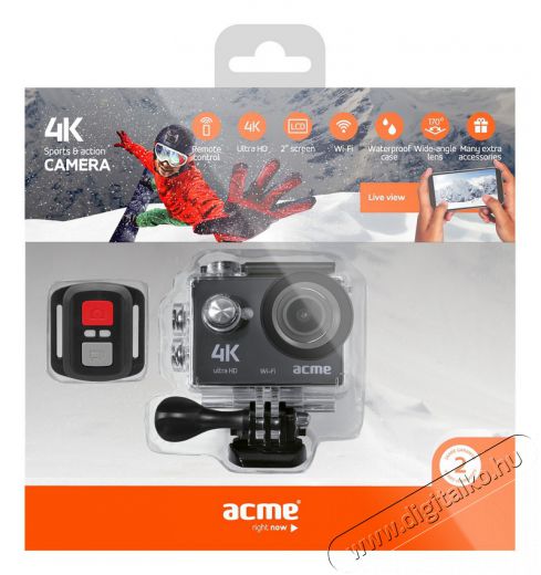 Acme VR301 UHD 4K Wi-Fi akció és sport kamera Újdonságok - Új termékek - 342597