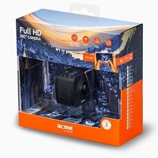 Acme VR30 Full HD 360 fokos sport és akció kamera Fényképezőgép / kamera - Sport kamera - 1080p Full HD felbontású - 323894