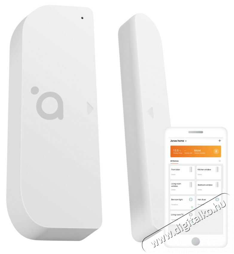 Acme SH2102 Smart ajtó és ablak nyitásérzékelő Háztartás / Otthon / Kültér - Biztonságtechnika - Nyitásérzékelő - 367366