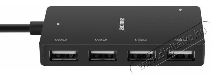 Acme HB510 4 portos USB 2.0 hub Iroda és számítástechnika - Notebook kiegészítő - USB hub / elosztó - 323899