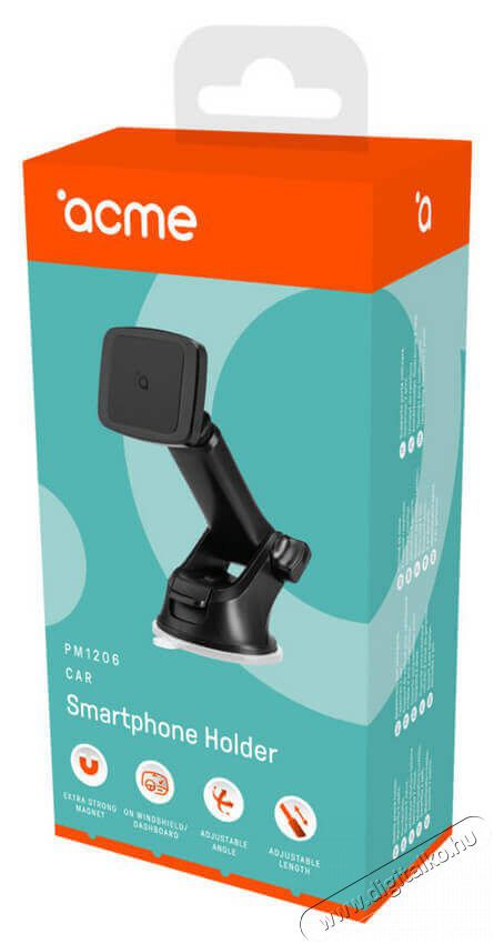 Acme PM1206 mágneses autós tartó Mobil / Kommunikáció / Smart - Mobiltelefon kiegészítő / tok - Tartó / rögzítő / állvány - 367358