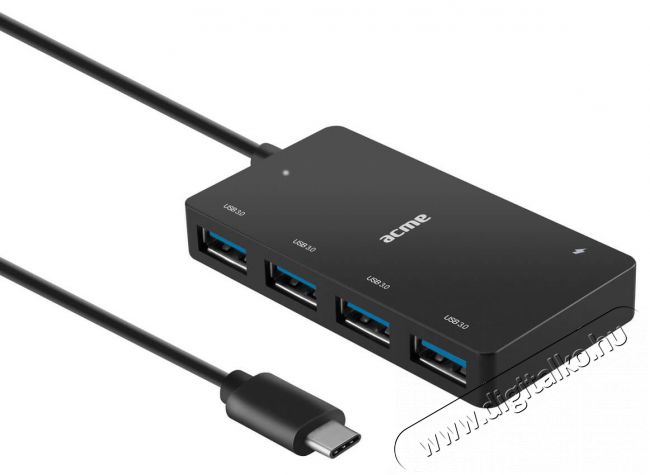 Acme HB530 Type-C 4 portos USB 3.0 hub Iroda és számítástechnika - Notebook kiegészítő - USB hub / elosztó - 323903