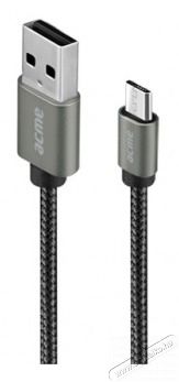 Acme CB2011G 1m asztroszürke Micro USB kábel Iroda és számítástechnika - Számítógép tartozék - USB kábel - 387488