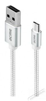 Acme CB2011S 1m ezüst Micro USB kábel Iroda és számítástechnika - Számítógép tartozék - USB kábel - 387489