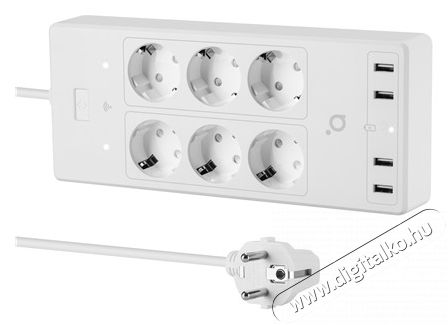 Acme SH3305 Smart Wifi 3m 4db USB 6-os elosztó Háztartás / Otthon / Kültér - Okos otthon - Okos konnektor - 388131