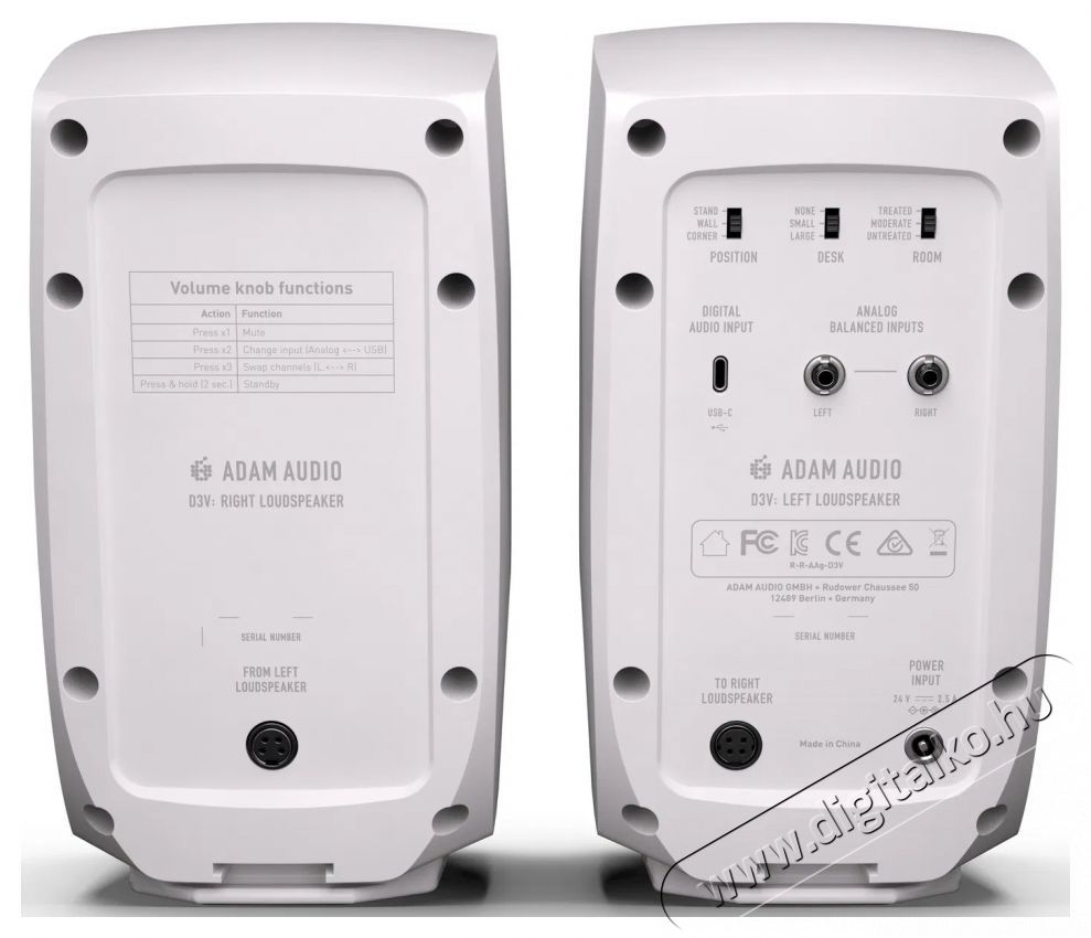 ADAM AUDIO D3V White Hangsz&oacute;r&oacute;p&aacute;r &Uacute;jdons&aacute;gok - &Uacute;j term&eacute;kek - 511399