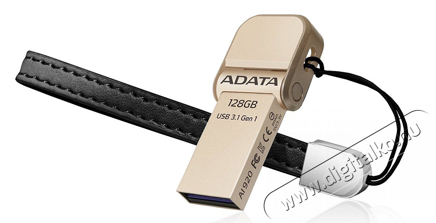 Adata 128GB Lightning / USB3.1 (AAI920-128G-CGD) pendrive - arany Egyéb - Nem forgalmazzuk ! - 323830