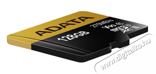 Adata 128GB Premier ONE Class 10 UHS-II U3 micro SD (AUSDX128GUII3CL10-CA1) memória kártya Memória kártya / Pendrive - MicroSD / MicroSDHC kártya - 342172