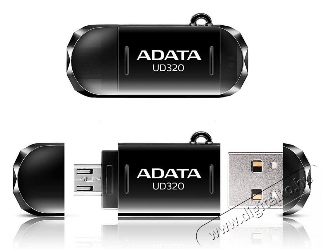 Adata 16GB microUSB2.0/USB2.0 (AUD320-16G-RBK) pendrive - fekete Egyéb - Nem forgalmazzuk ! - 323522