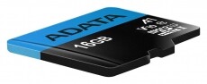 Adata 16GB Premier Class 10 UHS-I micro SD (AUSDH16GUICL10A1-RA1) memória kártya Memória kártya / Pendrive - MicroSD / MicroSDHC kártya - 342176