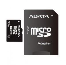 Adata 16GB SD micro (SDHC Class 4) (AUSDH16GCL4-RM3BKBL) memória kártya adapterrel Memória kártya / Pendrive - MicroSD / MicroSDHC kártya - 323699