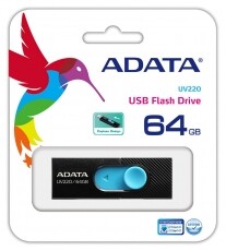 Adata 16GB USB2.0 (AUV220-16G-RBKBL) pendrive - fekete/kék Egyéb - Nem forgalmazzuk ! - 331055