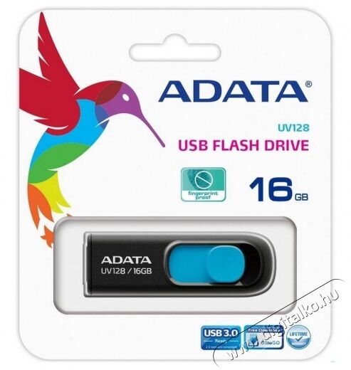 Adata USB3.1 16GB (AUV128-16G-RBE) pendrive - kék Egyéb - Nem forgalmazzuk ! - 332416