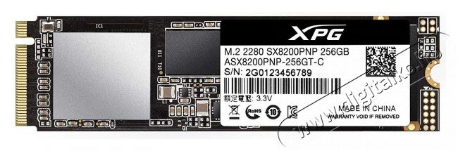 Adata 256GB 2280 M.2 (ASX8200PNP-256GT-C) SSD Egyéb - Nem forgalmazzuk ! - 350793
