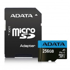 Adata 256GB Premier Class 10 UHS-I micro SD (AUSDX256GUICL10A1-RA1) memória kártya Memória kártya / Pendrive - MicroSD / MicroSDHC kártya - 342183