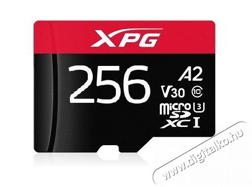 Adata 256GB MicroSDXC Class 10 UHS-I AUSDX256GUI3XPGA2-R memória kártya Memória kártya / Pendrive - MicroSD / MicroSDHC kártya - 351354
