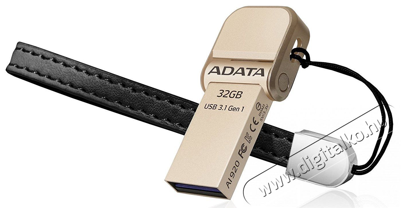 Adata 32GB Lightning / USB3.1 (AAI920-32G-CGD) pendrive - arany Egyéb - Nem forgalmazzuk ! - 323832