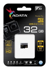 Adata 32GB Premier Pro Class 10 UHS-I U3 micro SD (AUSDH32GUI3V30G-R) memória kártya Memória kártya / Pendrive - MicroSD / MicroSDHC kártya - 342190