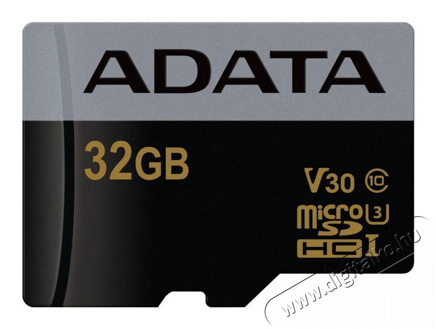 Adata 32GB Premier Pro Class 10 UHS-I U3 micro SD (AUSDH32GUI3V30G-R) memória kártya Memória kártya / Pendrive - MicroSD / MicroSDHC kártya - 342190