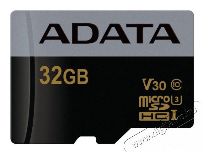 Adata 32GB Premier Pro Class 10 UHS-I U3 micro SD (AUSDH32GUI3V30G-R) memória kártya Memória kártya / Pendrive - MicroSD / MicroSDHC kártya - 342190
