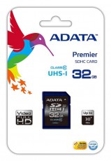 Adata 32GB Premier Class 10 UHS-I SD (ASDH32GUICL10-R) memória kártya Memória kártya / Pendrive - SD / SDHC / SDXC kártya - 342192