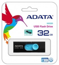 Adata 32GB USB2.0 (AUV220-32G-RBKBL) pendrive - fekete/kék Egyéb - Nem forgalmazzuk ! - 331059