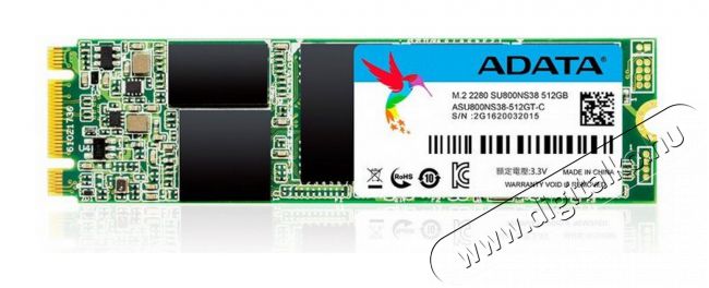Adata 512GB M.2 2280 (ASU800NS38-512GT-C) SSD Újdonságok - Új termékek - 342612