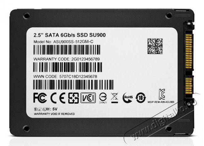 Adata 512GB SATA3 2,5 7mm (ASU900SS-512GM-C) SSD Újdonságok - Új termékek - 342615