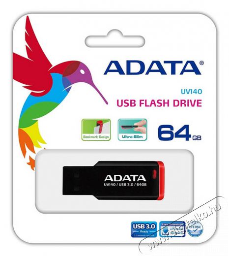 Adata USB3.0 64GB (AUV140-64G-RKD) pendrive - fekete/piros Egyéb - Nem forgalmazzuk ! - 323554