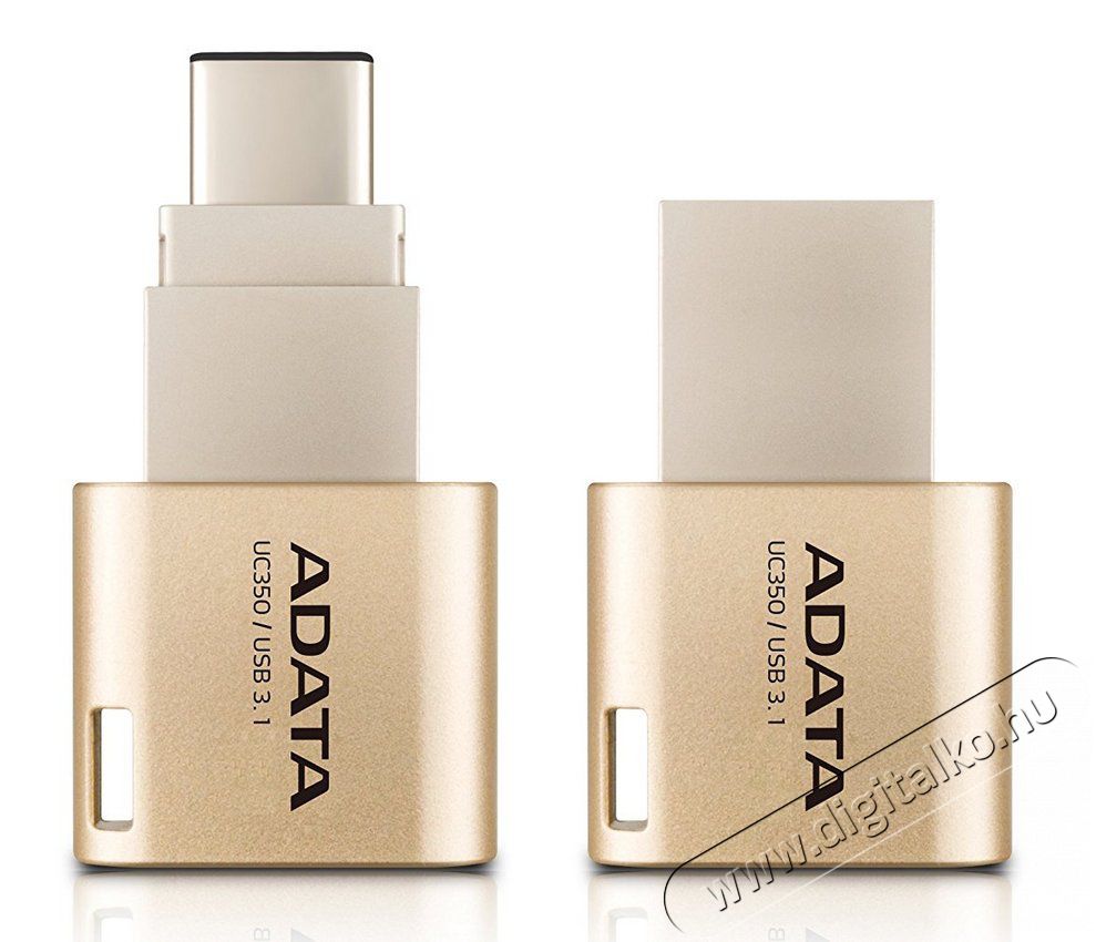 Adata 64GB USB3.1 Type-C (AUC350-64G-CGD) pendrive - arany Egyéb - Nem forgalmazzuk ! - 323557