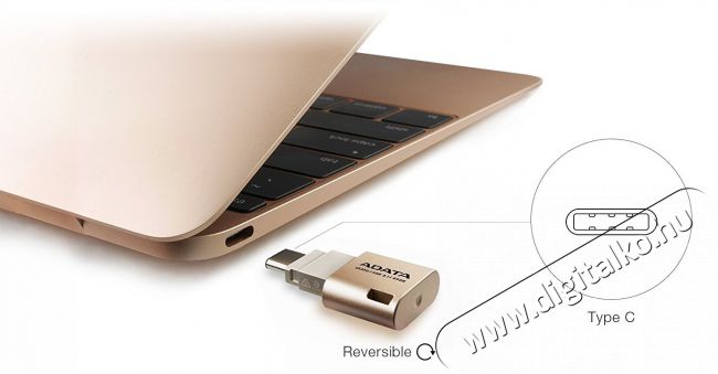 Adata 64GB USB3.1 Type-C (AUC350-64G-CGD) pendrive - arany Egyéb - Nem forgalmazzuk ! - 323557