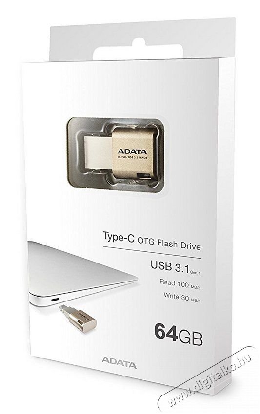 Adata 64GB USB3.1 Type-C (AUC350-64G-CGD) pendrive - arany Egyéb - Nem forgalmazzuk ! - 323557