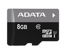 Adata 8GB SD micro (SDHC Class 10 UHS-I) (AUSDH8GUICL10-RA1) memória kártya adapterrel Memória kártya / Pendrive - MicroSD / MicroSDHC kártya - 323704