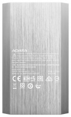 Adata AA10050 10050mAh power bank - ezüst Mobil / Kommunikáció / Smart - Powerbank / Külső akkumulátor és töltő - 323741