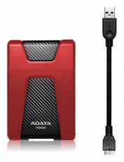 Adata AHD650 2,5" 1TB USB3.0  (AHD650-1TU3-CRD) ütésálló külső merevlemez - piros Iroda és számítástechnika - Adattároló / merevlemez - Külső HDD - 323602