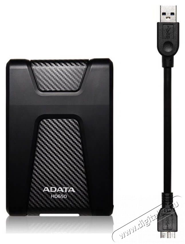 Adata AHD650 2,5 1TB USB3.1 ütésálló külső winchester fekete Egyéb - Nem forgalmazzuk ! - 367381
