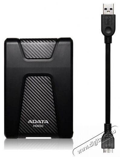 Adata AHD650 2,5 2TB USB3.1 (AHD650-2TU31-CBK) ütésálló külső winchester - fekete Egyéb - Nem forgalmazzuk ! - 331066