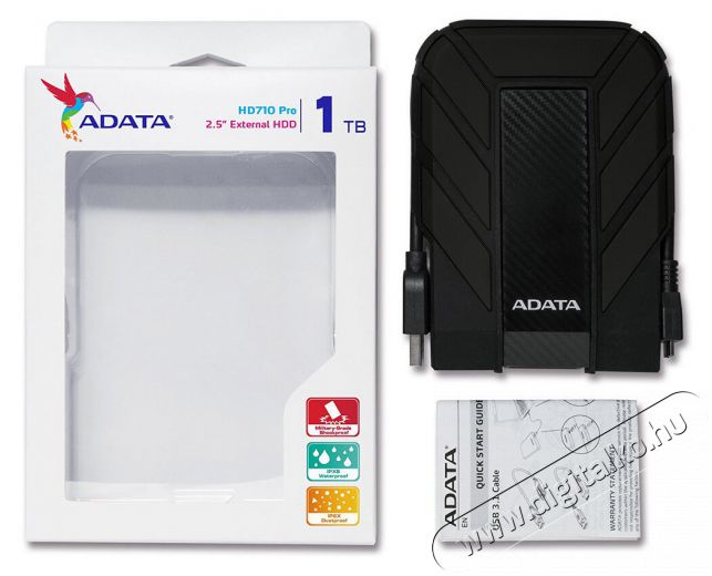 Adata AHD710P 2,5" 1TB külső merevlemez - fekete  Iroda és számítástechnika - Adattároló / merevlemez - Külső HDD - 342617