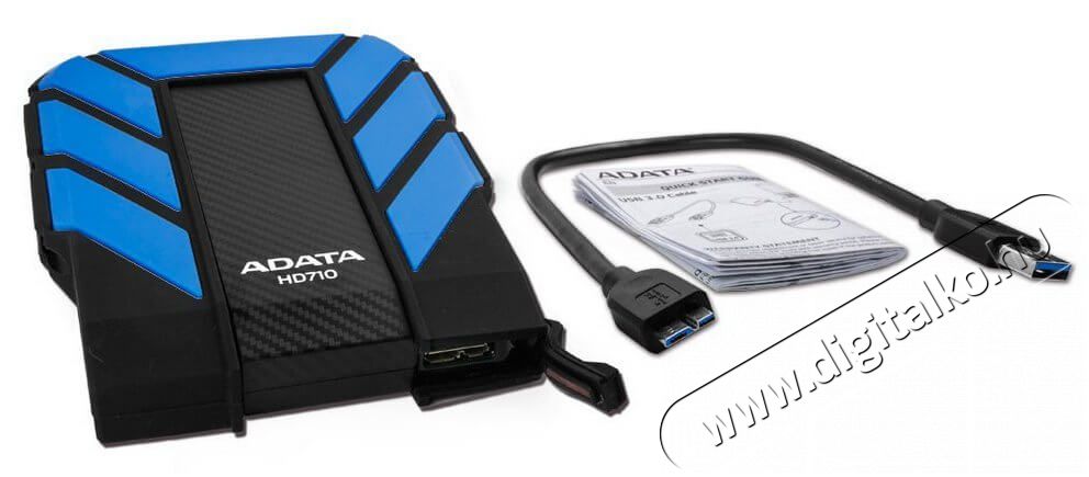 Adata AHD710P 1TB USB3.1 ütés és vízálló külső winchester - kék Egyéb - Nem forgalmazzuk ! - 336998