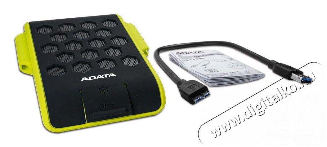 Adata AHD720 2,5" 1TB USB3.0 (AHD720-1TU3-CGR) külső merevlemez - zöld Iroda és számítástechnika - Adattároló / merevlemez - Külső HDD - 323610